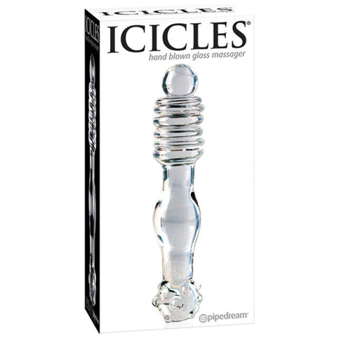 Icicles No. 11- Glass Wand Mass. (Clear)