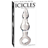 Icicles No. 13- Glass Anal Plug (Clear)