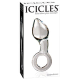 Icicles No. 14- Glass Anal Plug (Clear)