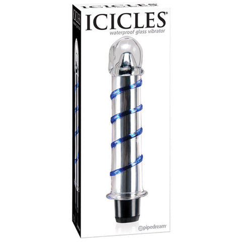 Icicles No. 20- 7.5in Glass Vibrator