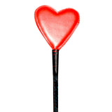 Heart Shaped Leather Crop (Red)