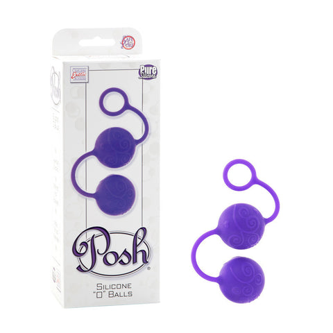 Posh Silicone O Balls - Purple