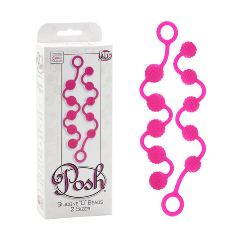 Posh Silicone O Beads - Pink