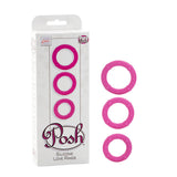 Posh Silicone Love Rings - Pink