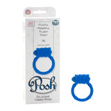 Posh Silicone Vibro-Ring - Blue