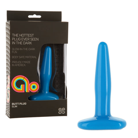 GLO - Anal Plug Slim Blue