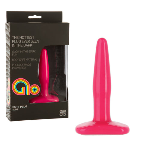 GLO - Anal Plug Slim Pink