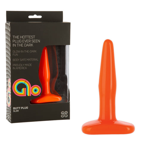GLO - Anal Plug Slim Orange