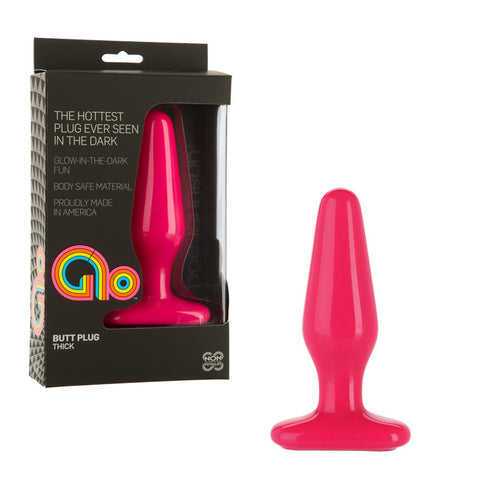 GLO - Anal Plug Thick Pink