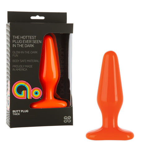 GLO - Anal Plug Thick Orange