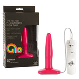 GLO - Anal Plug Slim Vibrating Pink