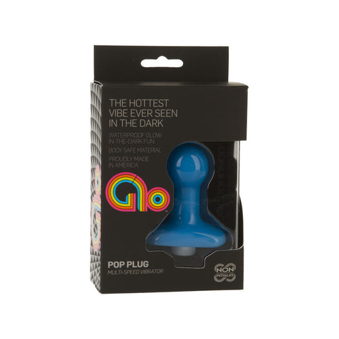 GLO - Pop Plug Vibrating - Blue