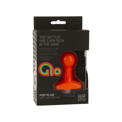 GLO - Pop Plug Vibrating - Orange