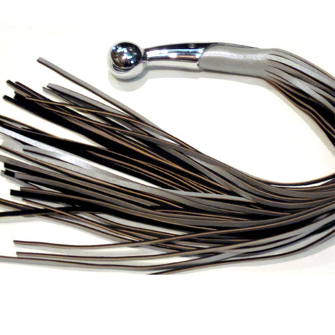 Silver Pinstripe Flogger