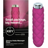 Key Charms Plush - Raspberry Pink