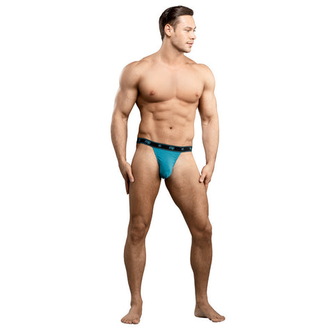 Bamboo Micro Thong Teal Lrg