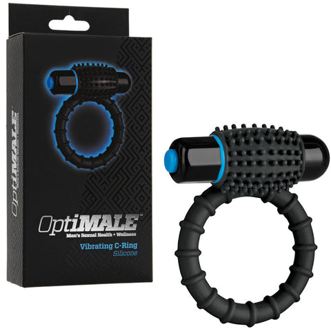 OptiMALE ﾖ Vibrating C-Ring Black