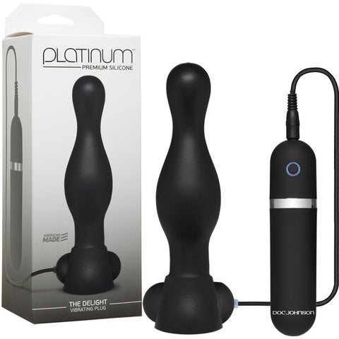 Platinum - The Delight Vibrating Plug Bl