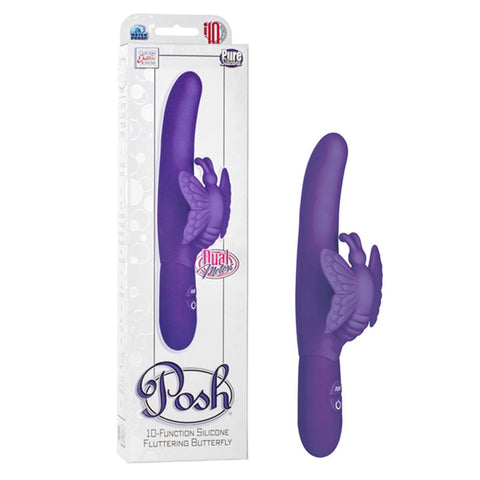 Posh Silicone Fluttering Butterfly Purp