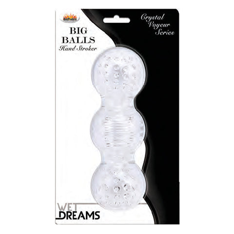 Wet Dreams Big Balls Stroker Clear